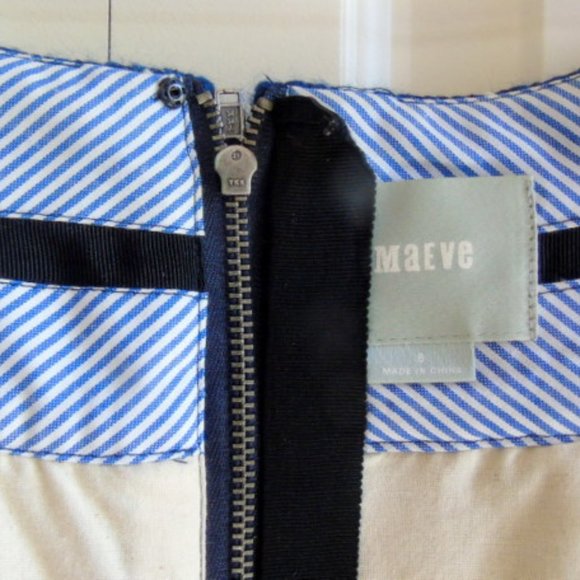 Anthropologie Maeve "Converging Bits" Wool Skirt Size 6 Unworn - Picture 6 of 8